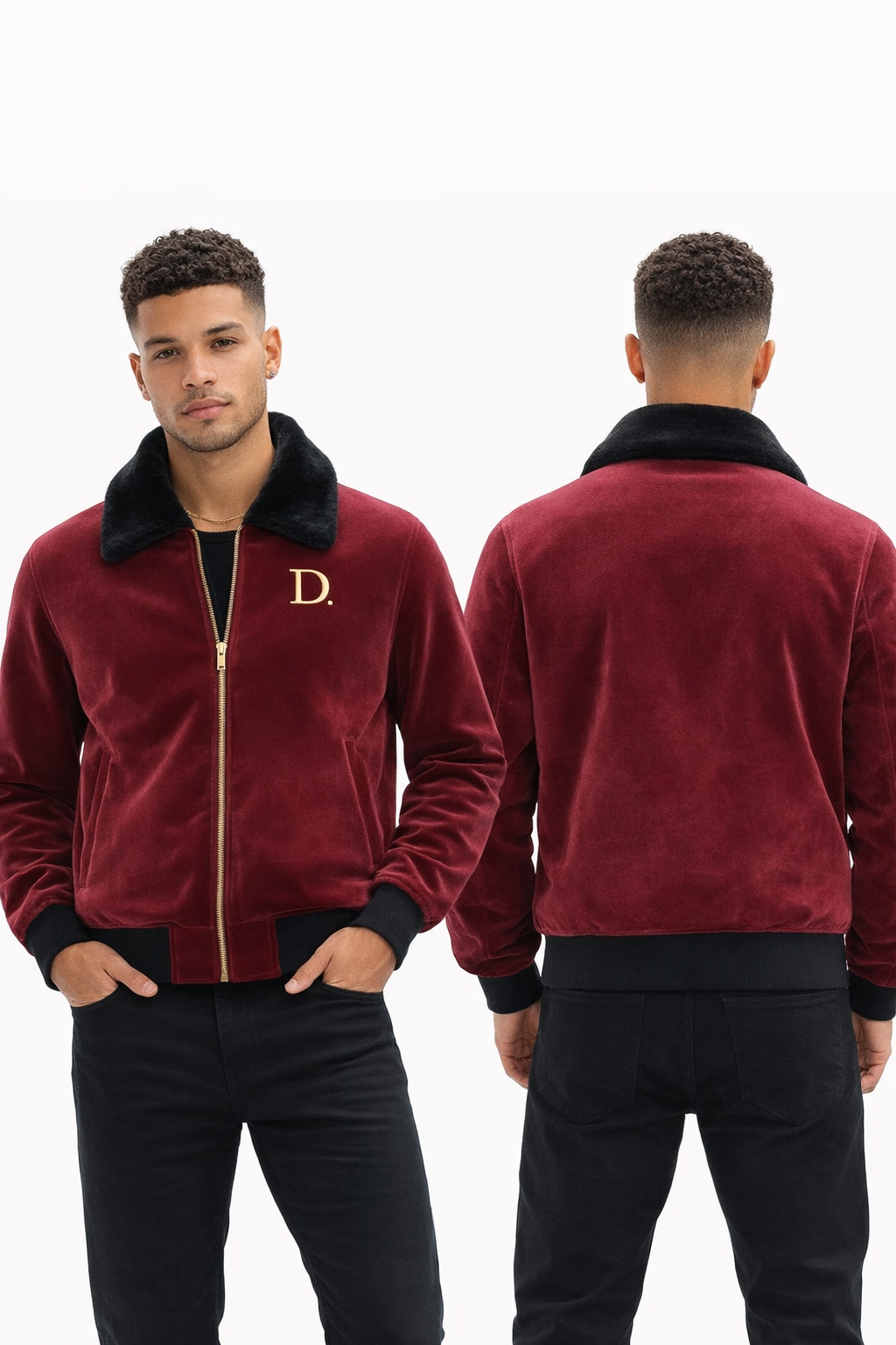 Dior velvet Bomber jacket- Burgundy Deep