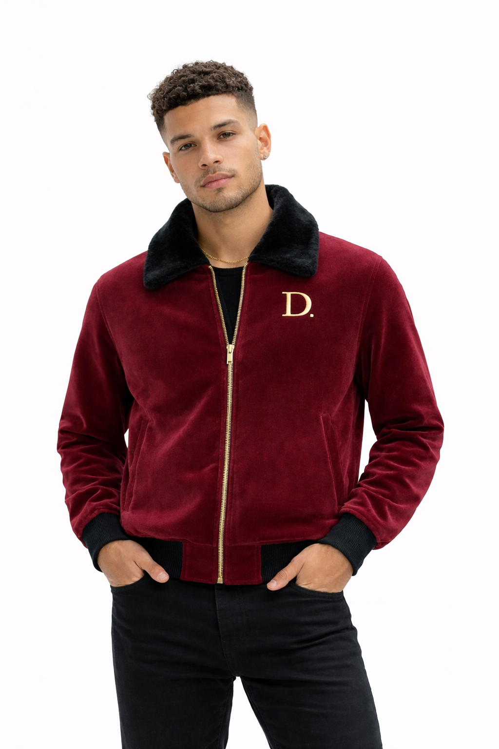 Dior velvet Bomber jacket- Burgundy Deep