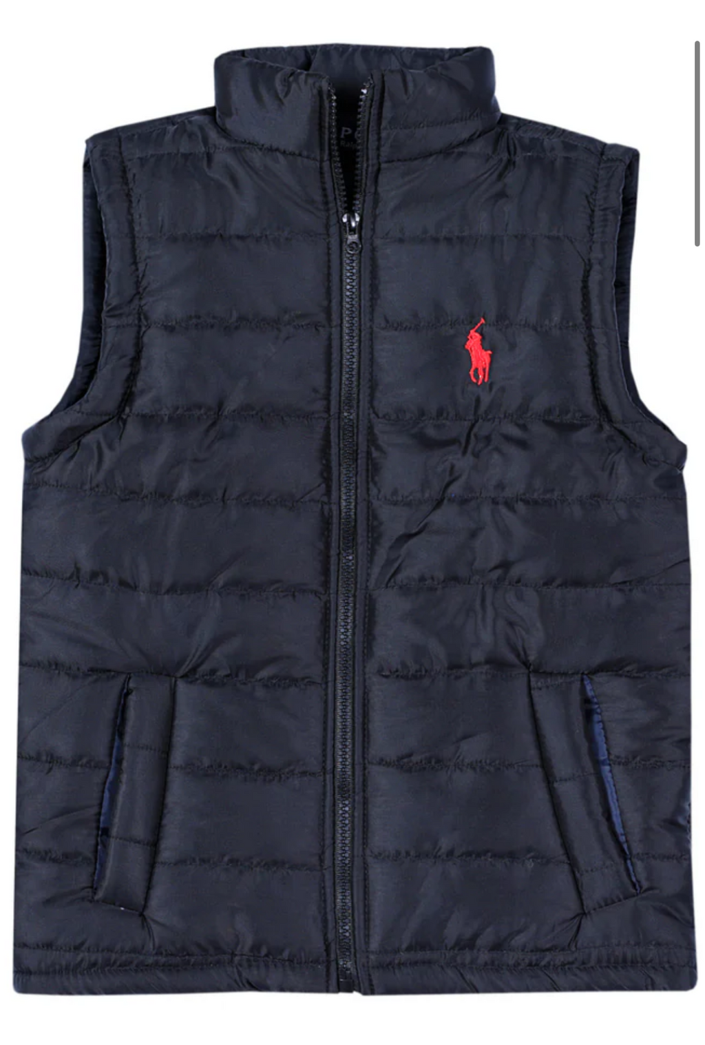 Polo Ralph Lauren Boys' Navy Puffer Vest / Gilet - Quilted Youth Outerwear