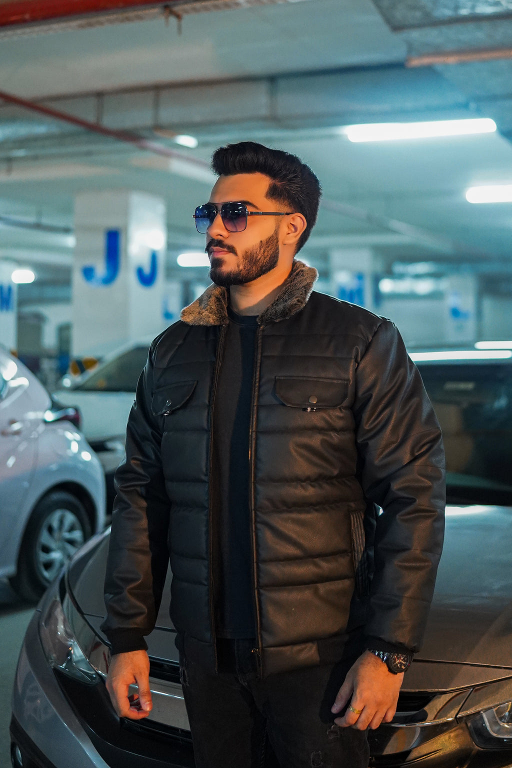 Urban Armor Men’s Leather Winter Jacket