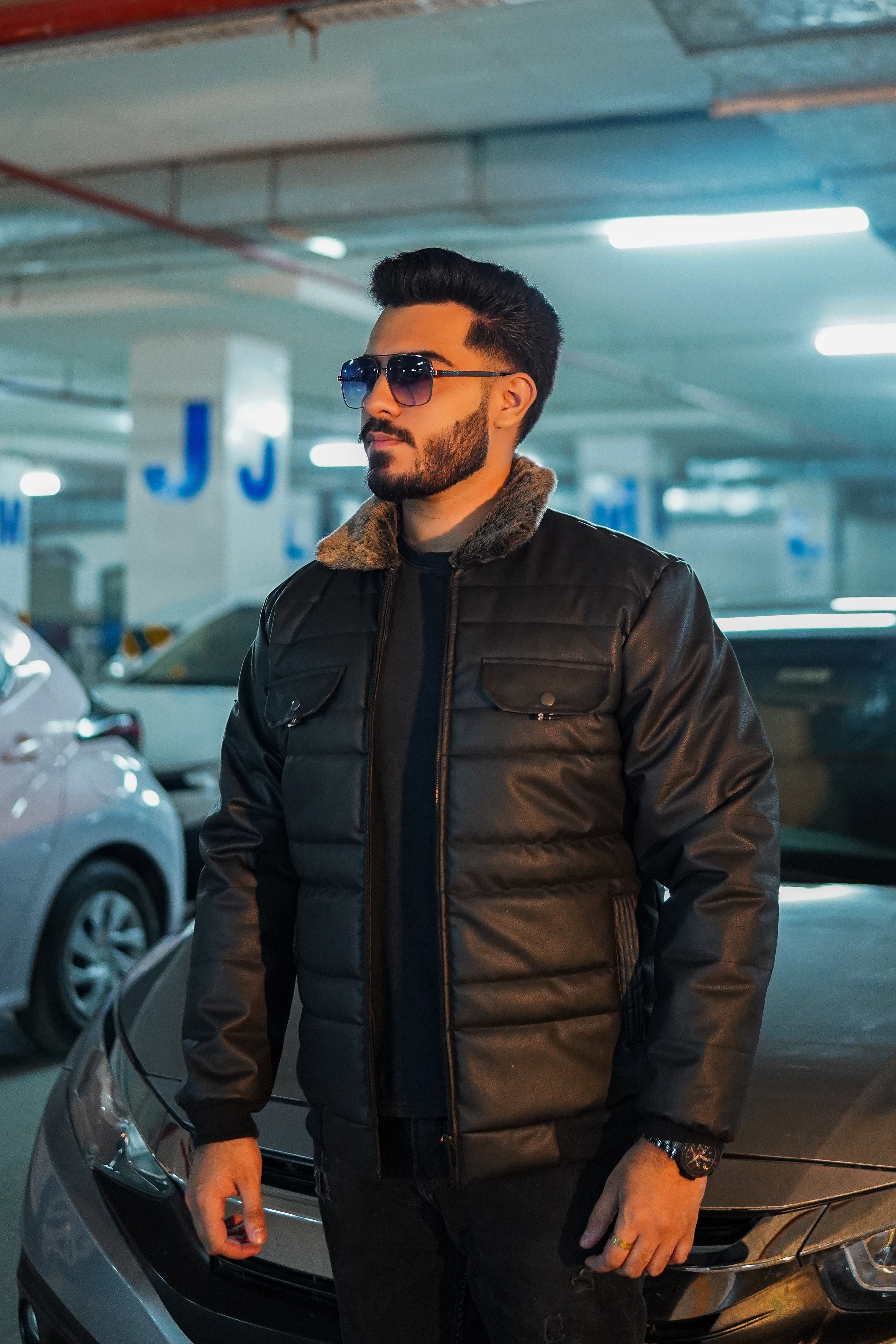 Urban Armor Men’s Leather Winter Jacket