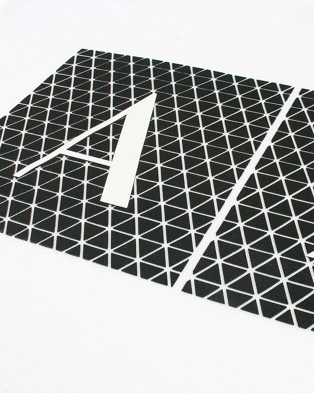 A|X White Signature Sweatshirt for Men