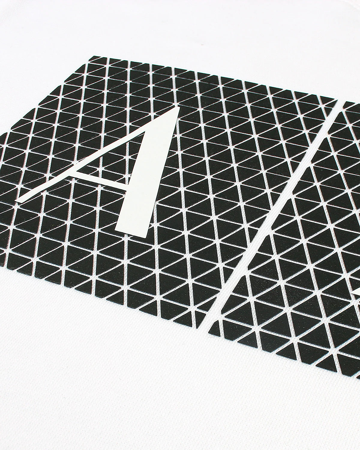 A|X White Signature Sweatshirt for Men