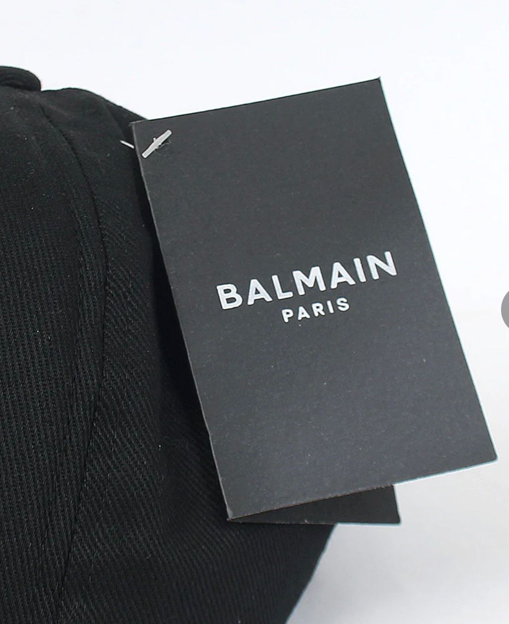 Balmain Paris Black Logo Cap – Luxury Designer Streetwear Hat